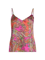 Jane Paisley Silk Tank