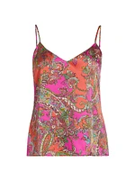 Jane Paisley Silk Tank