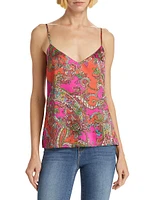 Jane Paisley Silk Tank