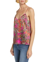 Jane Paisley Silk Tank