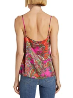 Jane Paisley Silk Tank