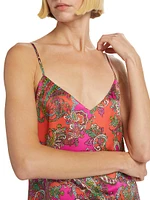 Jane Paisley Silk Tank