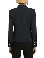 Jennah Ribbed Fitted Blazer