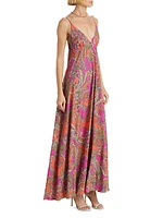 Stefani Paisley Maxi Dress