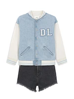 Little Girl's & Lucy Cut-Off Denim Shorts