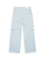 Little Girl's & Lily Cargo Wide-Leg Pants