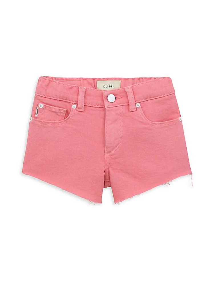 Little Girl's & Girl's Lucy Stretch Denim Shorts