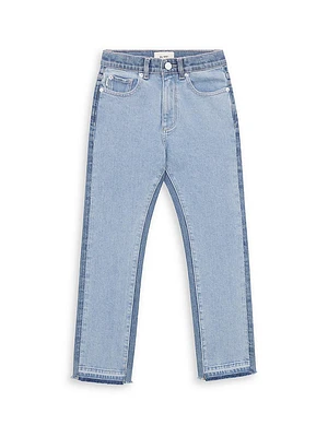 Little Girl's & Emie High-Rise Straight-Leg Jeans