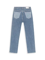 Little Girl's & Emie High-Rise Straight-Leg Jeans