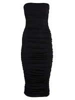 Martha Strapless Midi Dress