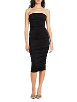 Martha Strapless Midi Dress