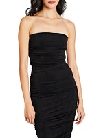 Martha Strapless Midi Dress