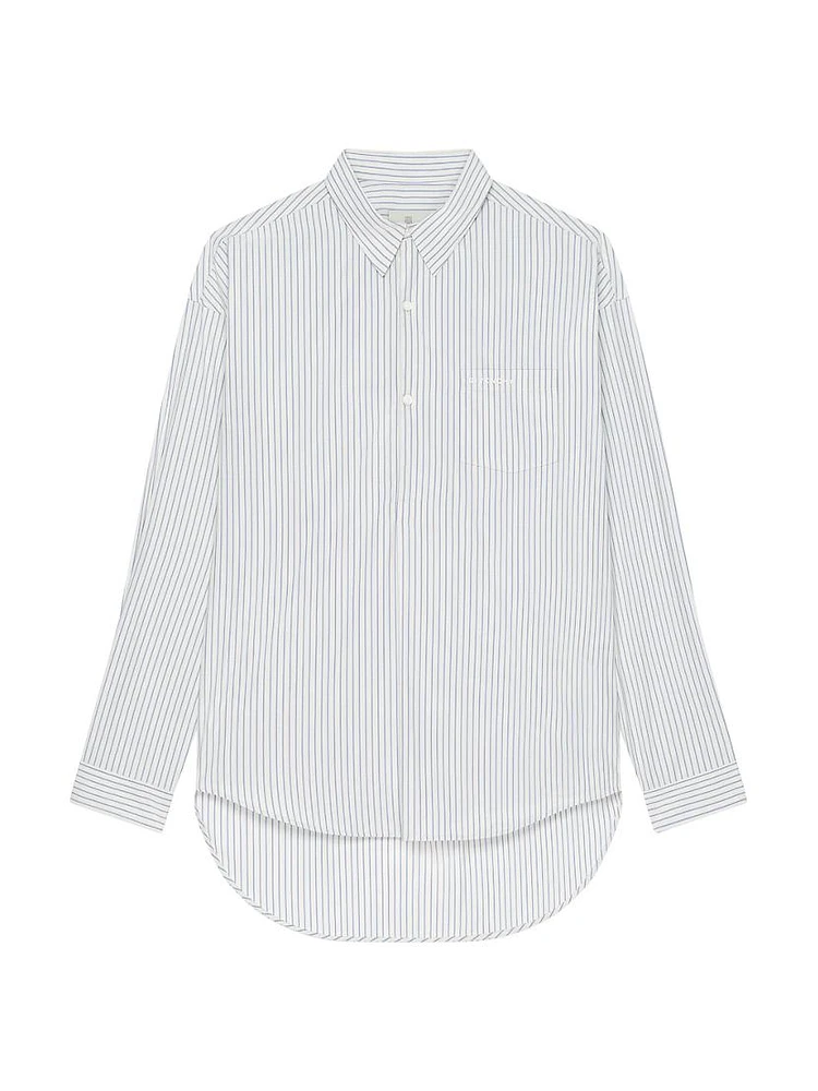 Oversized Asymmetrical Shirt Cotton