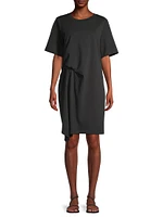 Manche Draped Cotton Dress