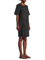 Manche Draped Cotton Dress