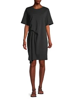 Manche Draped Cotton Dress