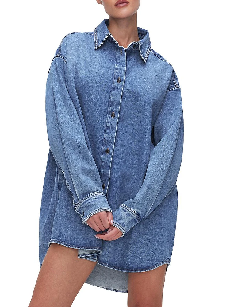 Denim Oversized Shirt