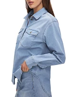 Denim Fitted Shirt