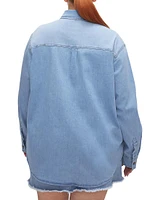 Denim Fitted Shirt