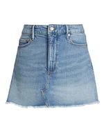 Uniform Denim Miniskirt