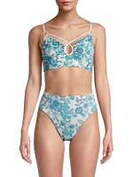 Nerissa Floral Underwire Bikini Top