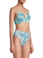 Nerissa Floral Underwire Bikini Top