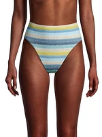 Lyra Striped High-Waist Bottom