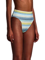 Lyra Striped High-Waist Bottom