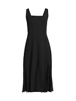 Bonded Crepe Midi Dress