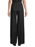 Wide-Leg Linen Pants