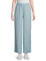 Wide-Leg Linen Pants