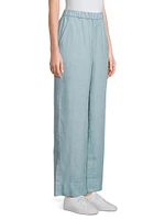 Wide-Leg Linen Pants