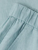 Wide-Leg Linen Pants