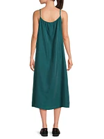 Silk Midi-Slipdress