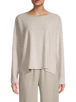 Boxy Linen & Cotton Sweater