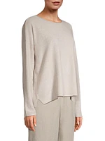 Boxy Linen & Cotton Sweater