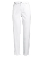 High-Rise Straight-Leg Jeans