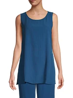 Silk Scoopneck Tank