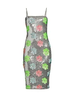 Sequined Midi-Dress