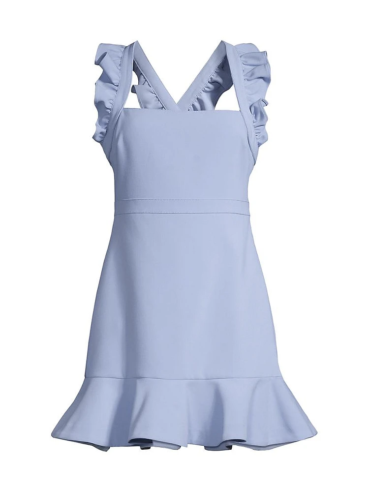 Hara Ruffle-Strap Minidress