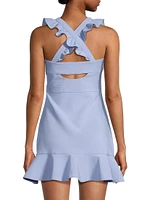 Hara Ruffle-Strap Minidress