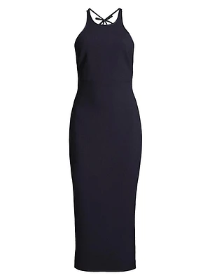 Theo Column Midi-Dress