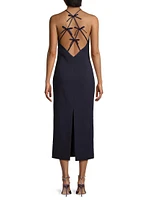 Theo Column Midi-Dress