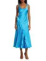 Liv Satin Midi-Dress