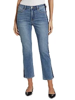 Mid-Rise Straight-Leg Ankle Jeans