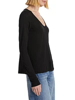 Heavy Modal V-Neck Shirt