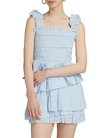 Cole Smocked Minidress