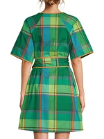 Doris Plaid Minidress