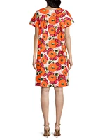 Floral Cotton Poplin Minidress