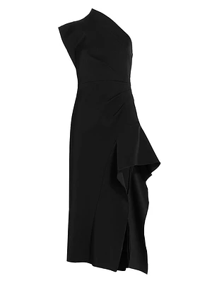 Eddington One-Shoulder Midi-Dress